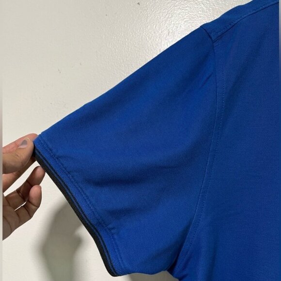 Calvin Klein Men’s XL Pima Cotton Polo Shirt in Royal Blue - Classic Fit - Picture 10 of 13